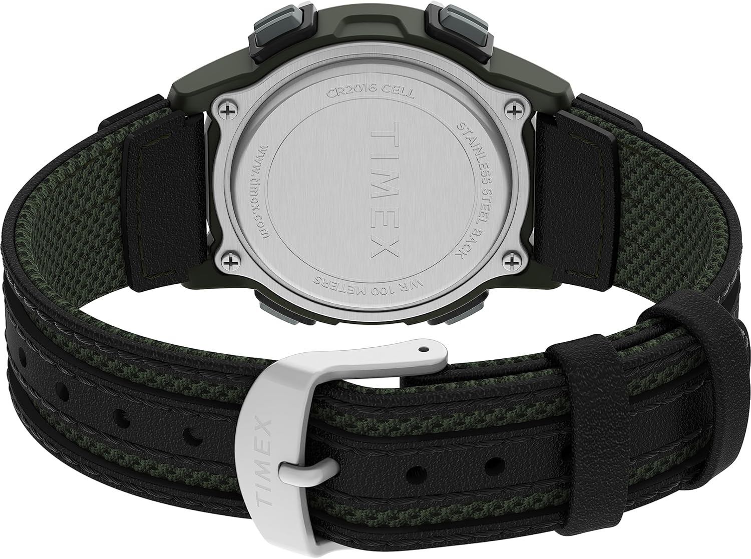 image:imageTimex Unisex Expedition CAT 33mm WatchBlackDigitalGreen