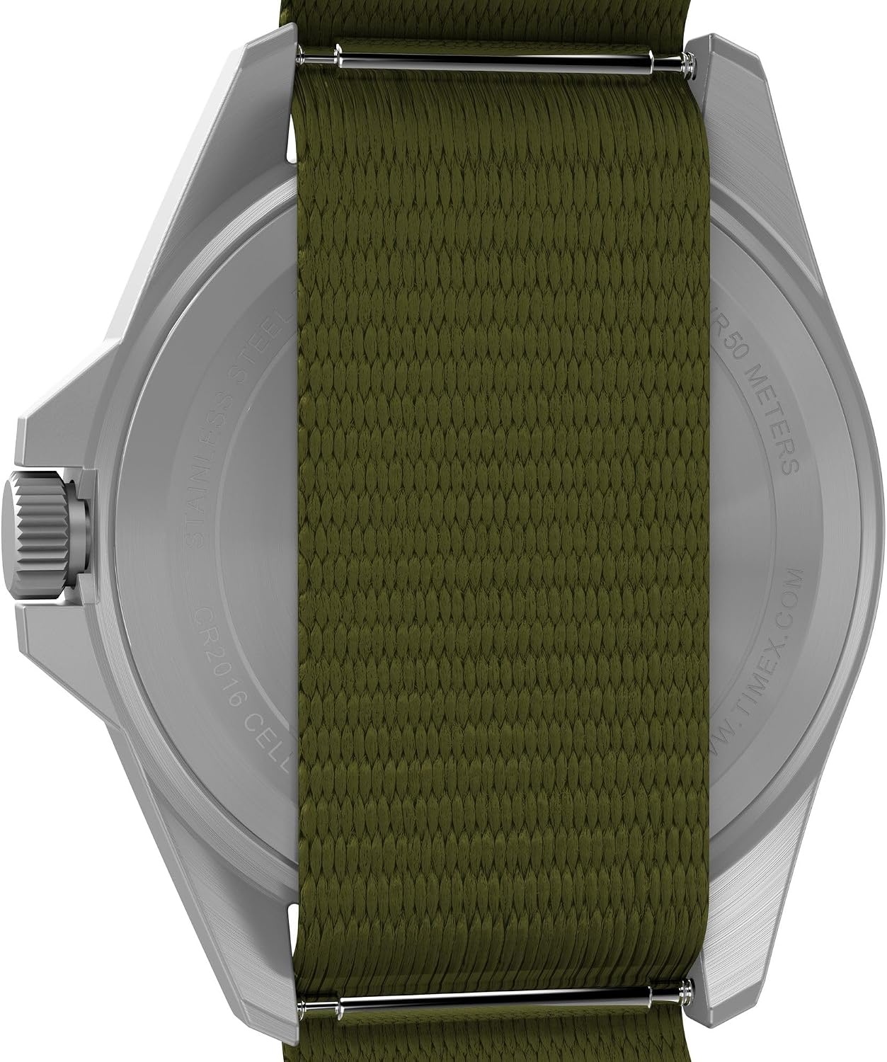 image:imageTimex Unisex Expedition Field 36mm Watch Green Strap Dial SilverTone CaseGreenSilverToneNatural
