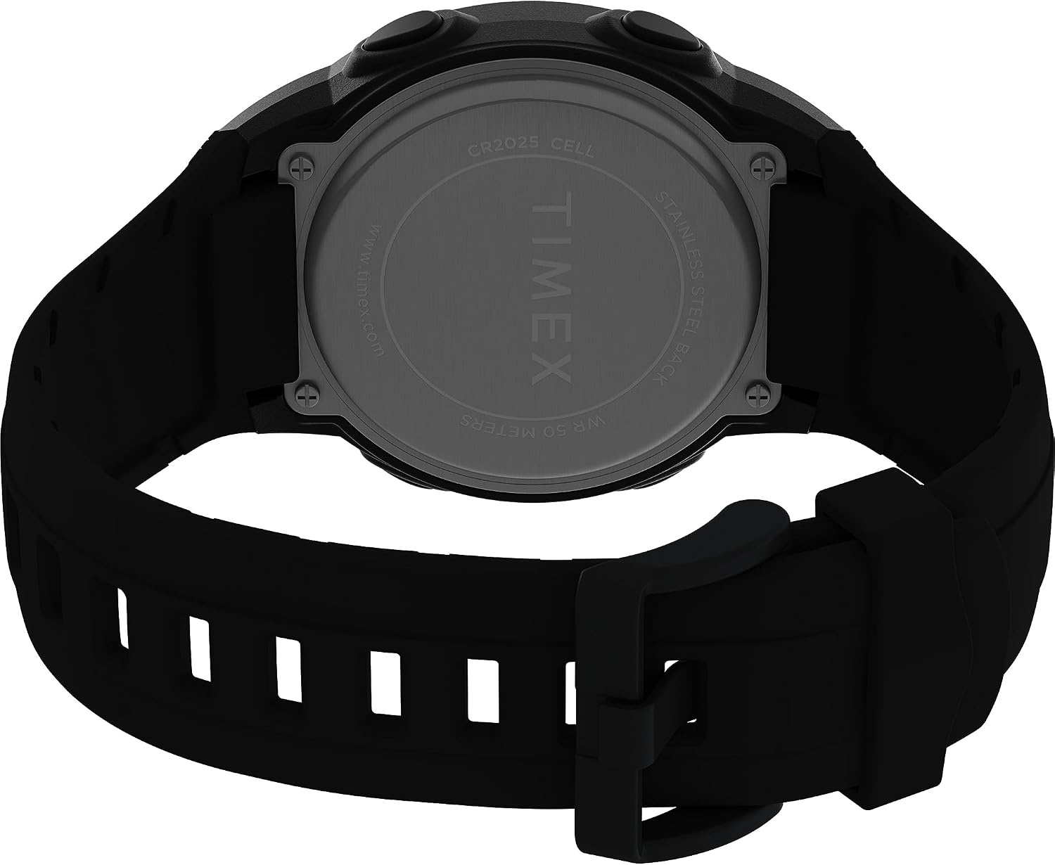 image:imageTimex Unisex T100 40mm WatchBlackDigitalBlack