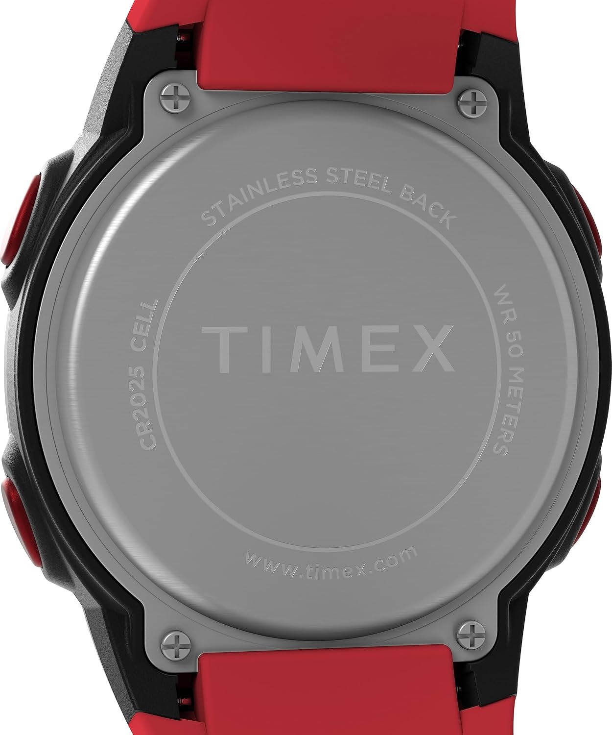image:imageTimex Unisex T100 40mm WatchRedDigitalBlack