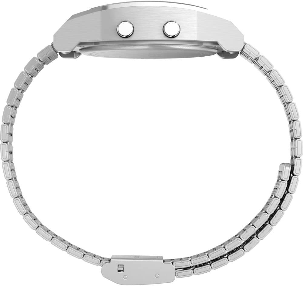 image:imageTimex Unisex T80 Steel 36mm WatchStainless SteelDigitalStainless Steel