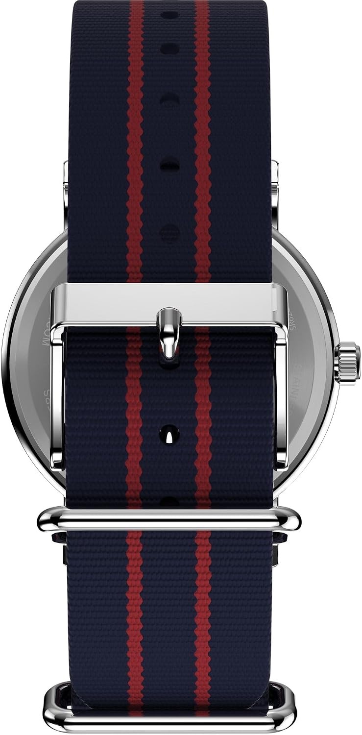 image:imageTimex Unisex Weekender 38mm WatchBlueSilverToneWhiteSnoopy