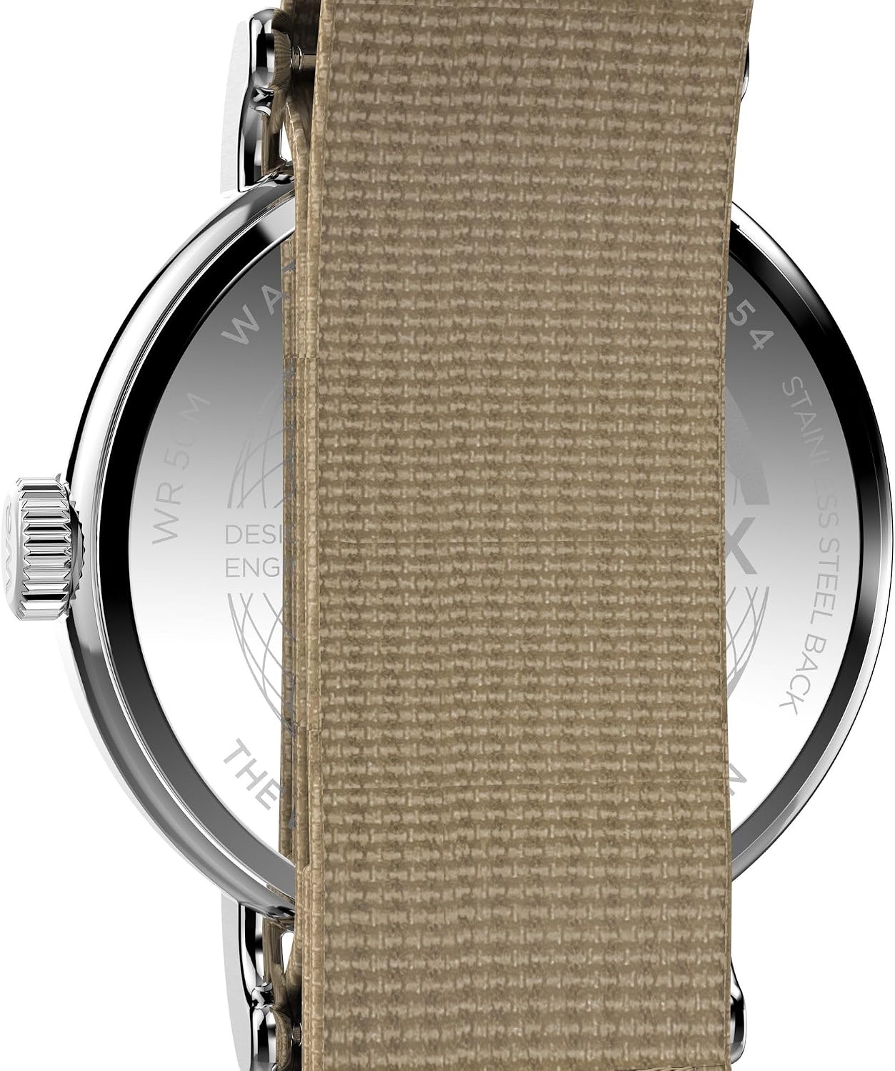 image:imageTimex Unisex Weekender 38mm WatchTanSilverToneWhite