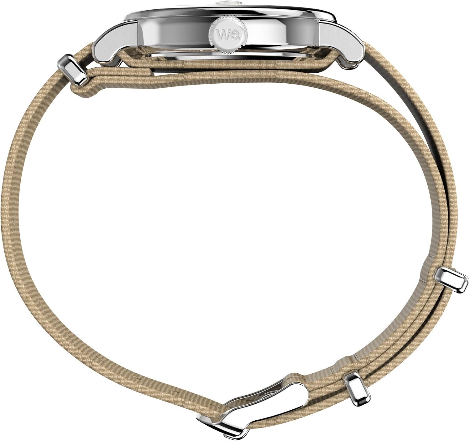 image:imageTimex Unisex Weekender 38mm WatchTanSilverToneWhite