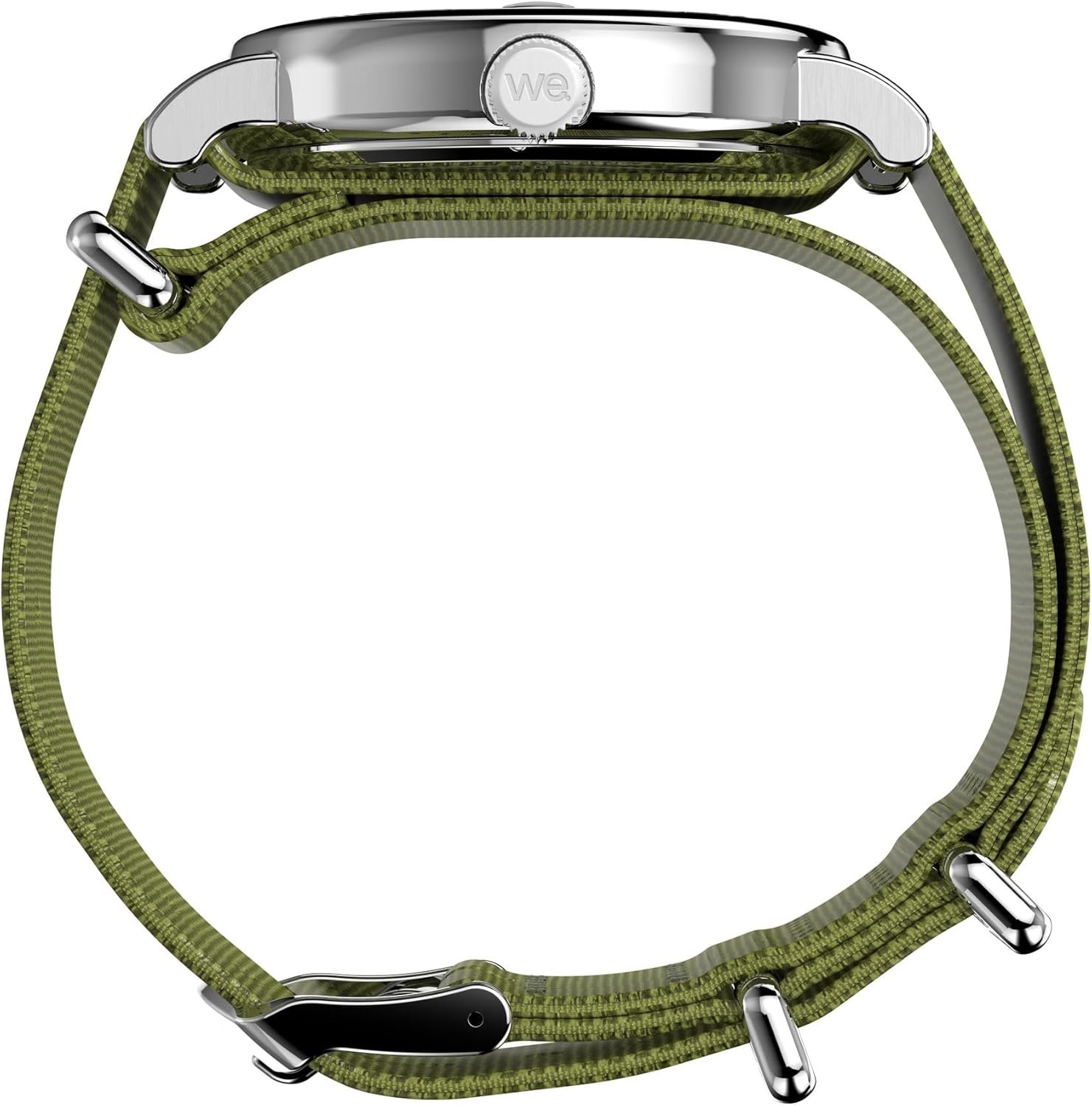 image:imageTimex Unisex Weekender 40mmGreenSilverToneWhite