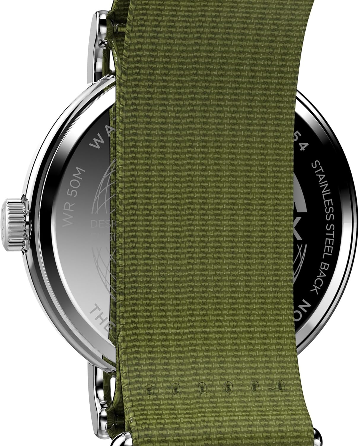 image:imageTimex Unisex Weekender 40mmGreenSilverToneWhite