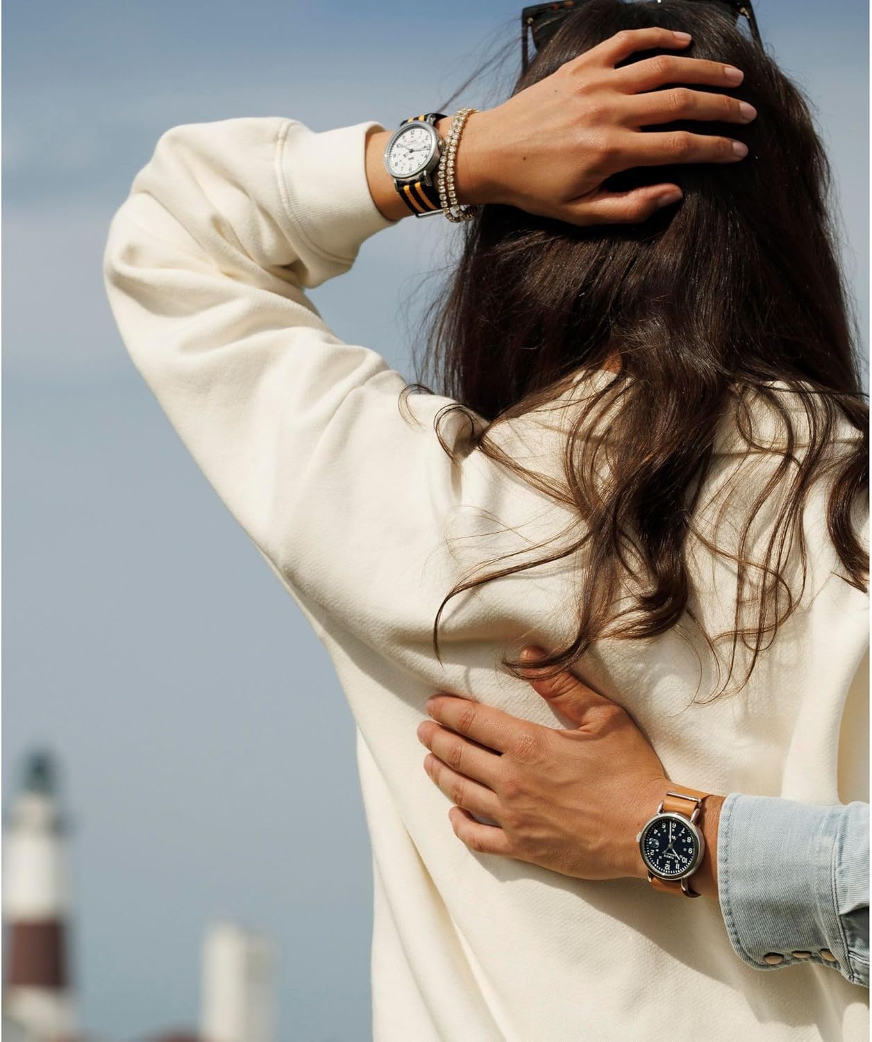 image:imageTimex Unisex Weekender 40mmOrangeSilverToneWhiteDouble Stripe