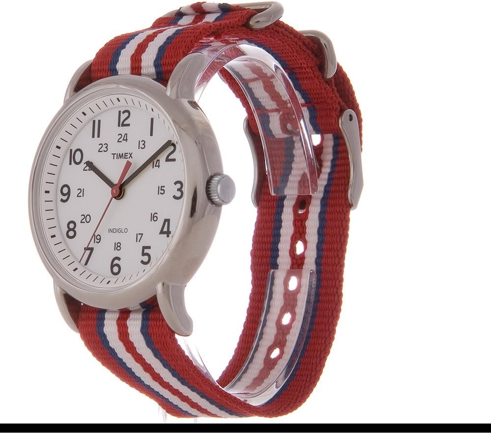 image:imageTimex Weekender Authentic ProductRedWhiteBlue