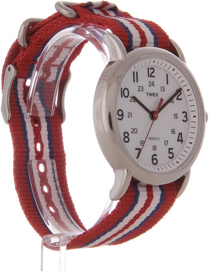image:imageTimex Weekender Authentic ProductRedWhiteBlue