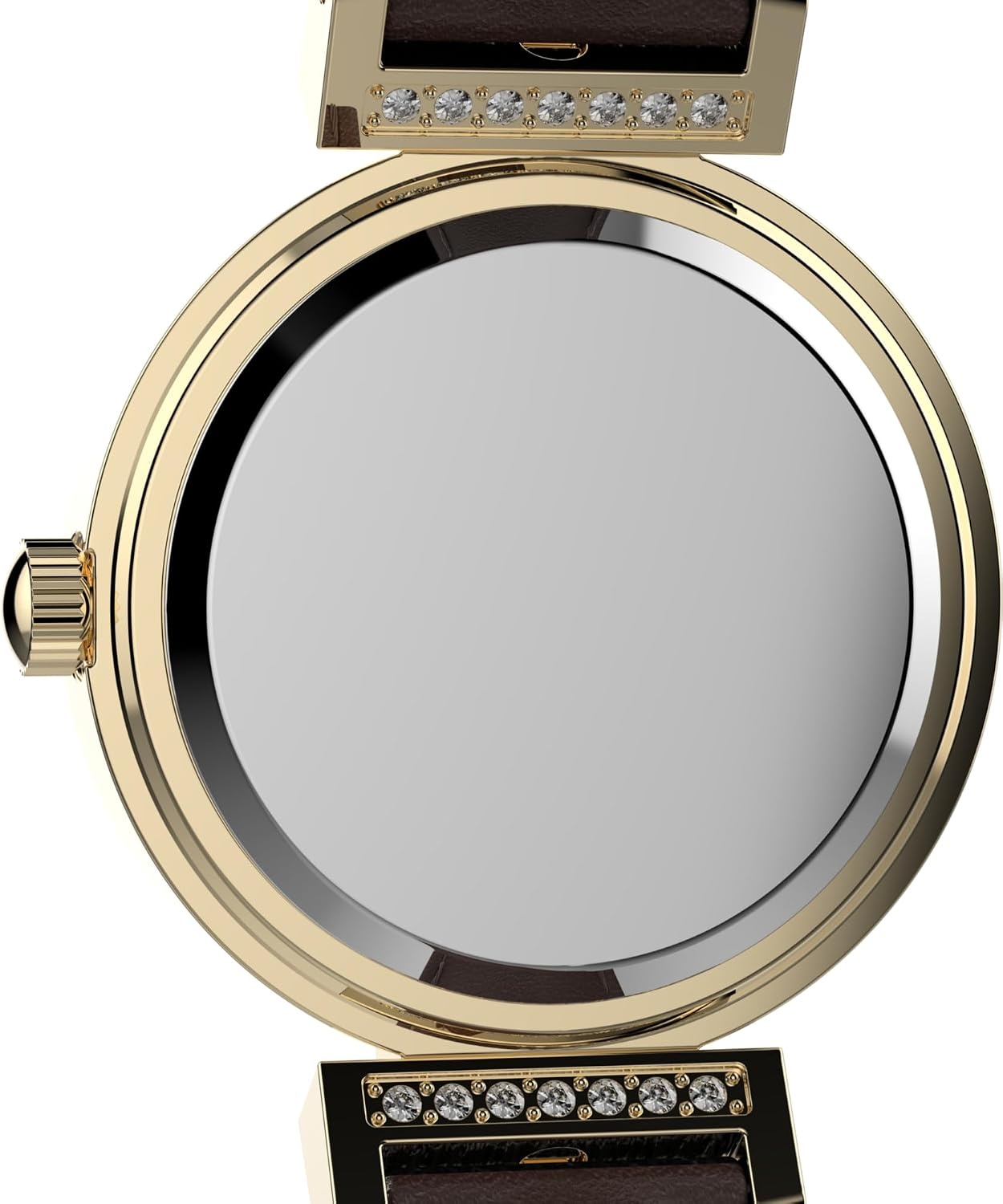 image:imageTimex Womens Dress 31mm Watch Black Strap SilverTone Dial GoldTone CaseBlackSilverToneGoldTone