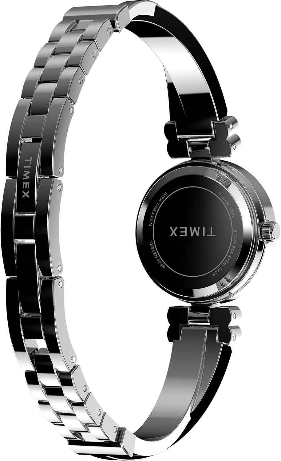 image:imageTimex Womens Dress SelfAdjustable Bracelet Watch TwoTone Bracelet Mother of Pearl Dial TwoTone CaseTwoToneSilverToneMother of Pearl