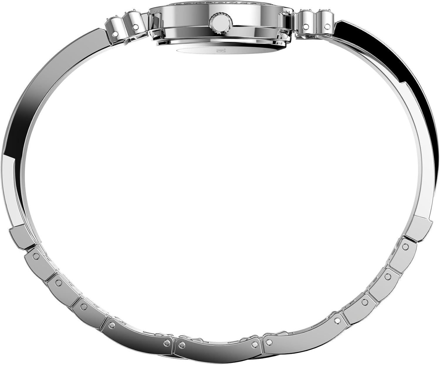 image:imageTimex Womens Dress SelfAdjustable Bracelet Watch TwoTone Bracelet Mother of Pearl Dial TwoTone CaseTwoToneSilverToneMother of Pearl