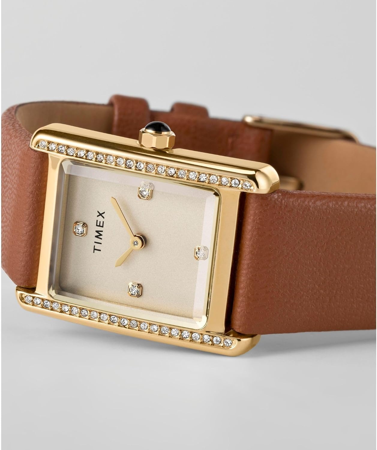 image:imageTimex Womens Hailey 24mm WatchBrownGoldToneGoldTone