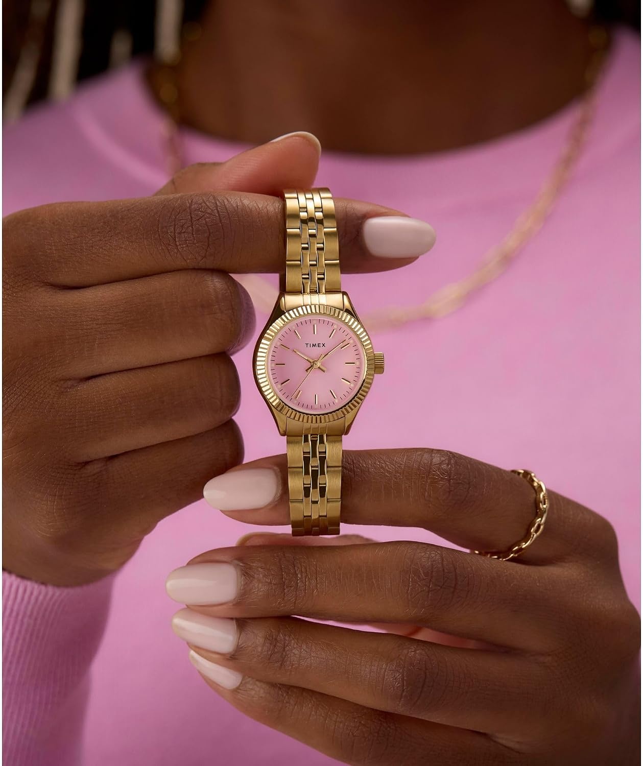 image:imageTimex Womens Legacy 25mm WatchGoldToneGoldTonePink