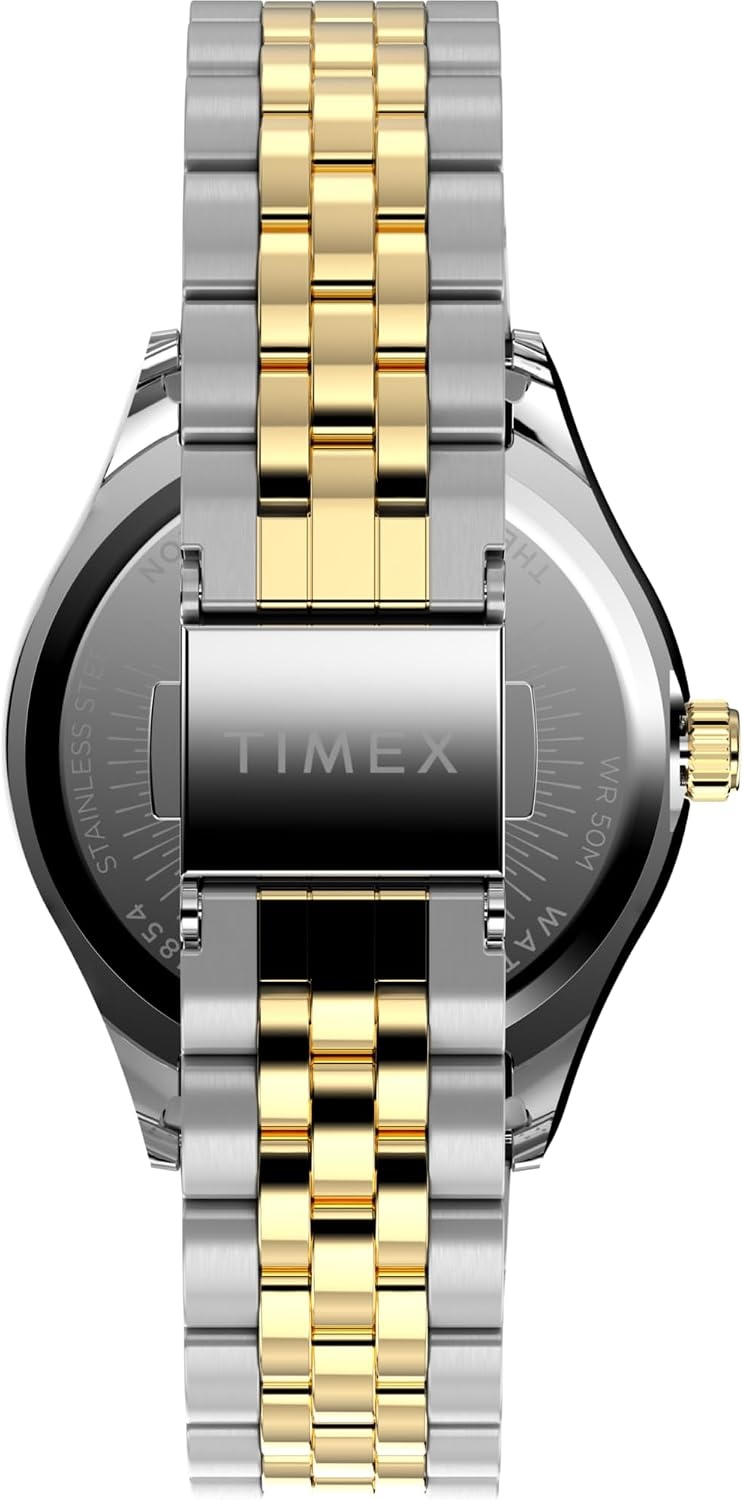 image:imageTimex Womens Legacy 34mm Watch TwoTone Bracelet SilverTone Dial TwoTone CaseTwoToneSilverToneTwoTone