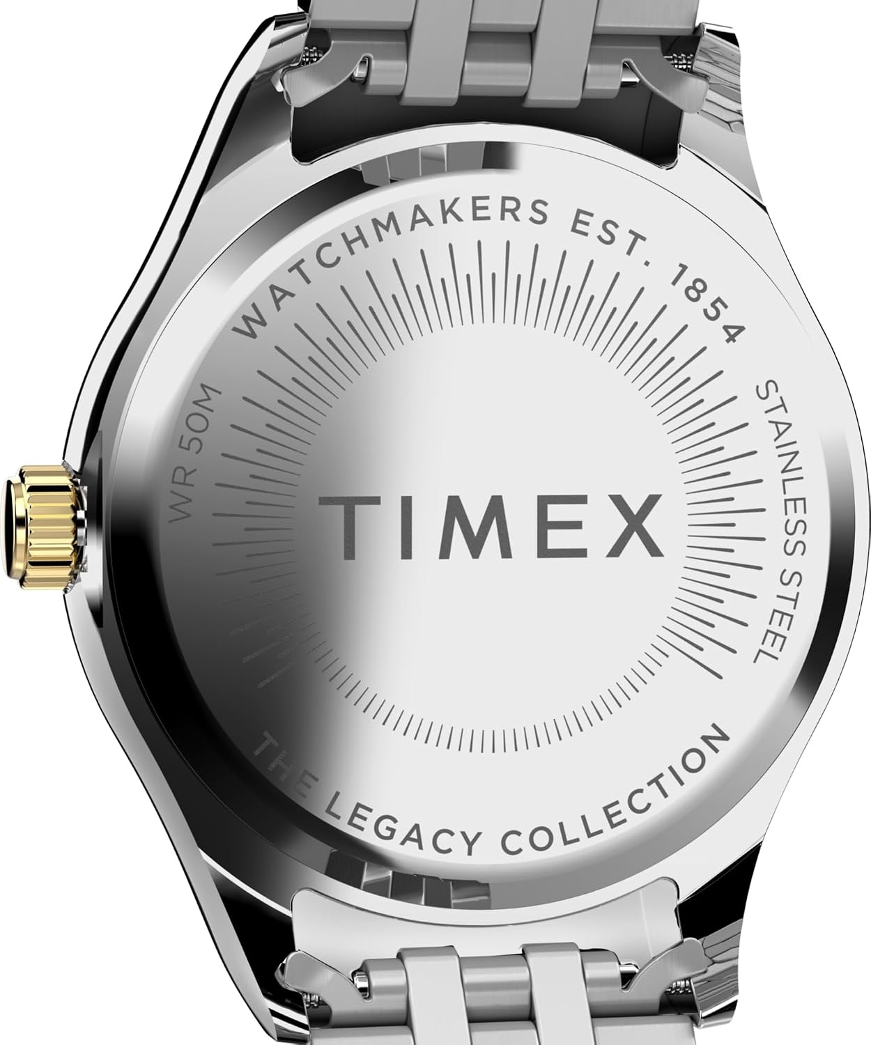 image:imageTimex Womens Legacy 34mm Watch TwoTone Bracelet SilverTone Dial TwoTone CaseTwoToneSilverToneTwoTone