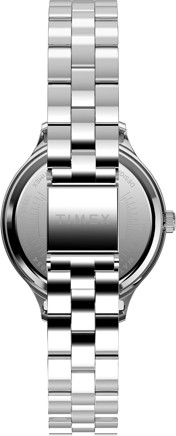 image:imageTimex Womens Peyton 32mm WatchSilverToneSilverToneBlue