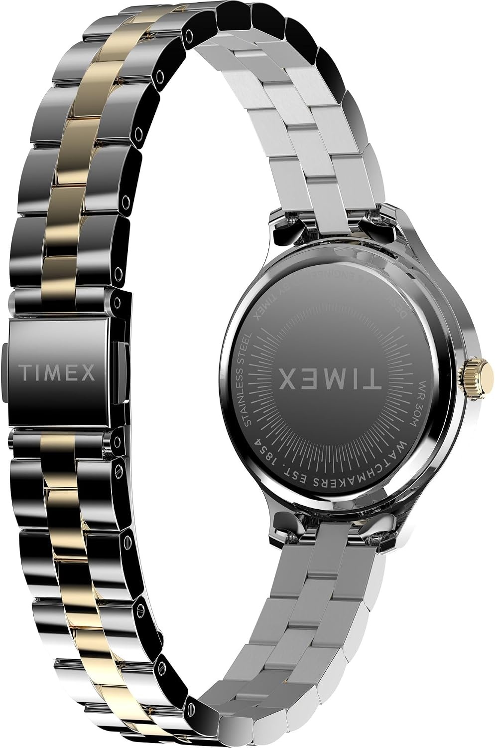 image:imageTimex Womens Peyton 32mm WatchTwoToneSilverToneSilverTone