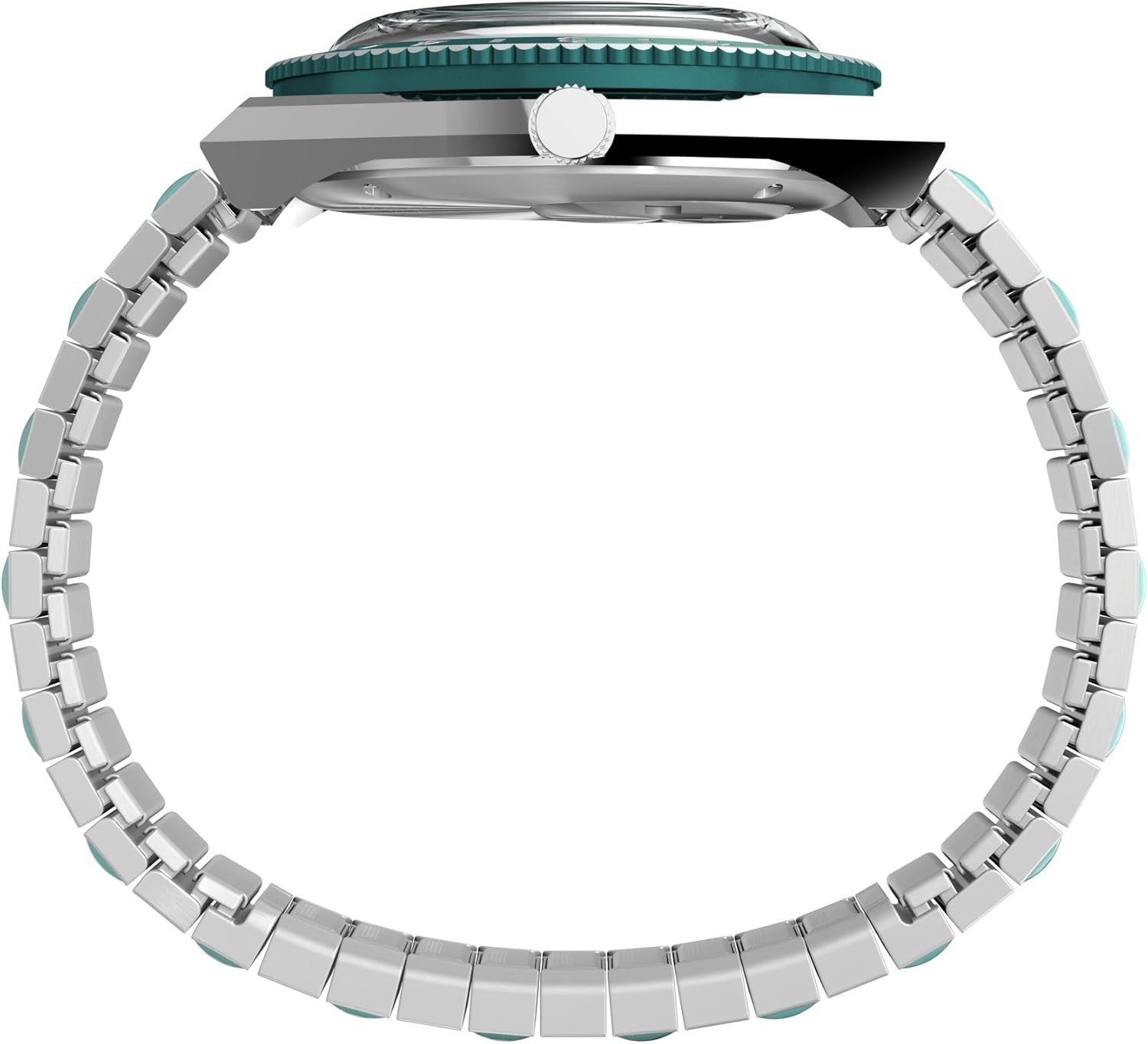 image:imageTimex Womens Q 36mm WatchTwoToneSilverToneBlue