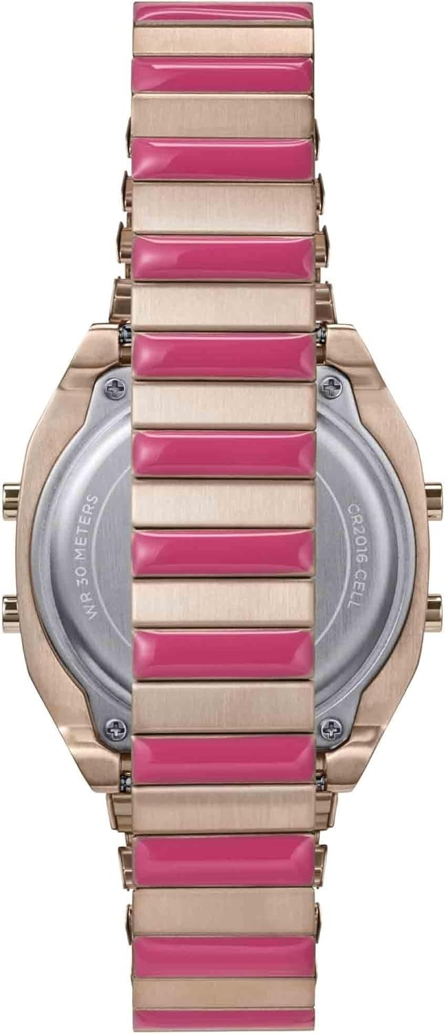 image:imageTimex Womens T80 36mm Watch Rose GoldTone Expansion Band Pink Dial Rose GoldTone Case
