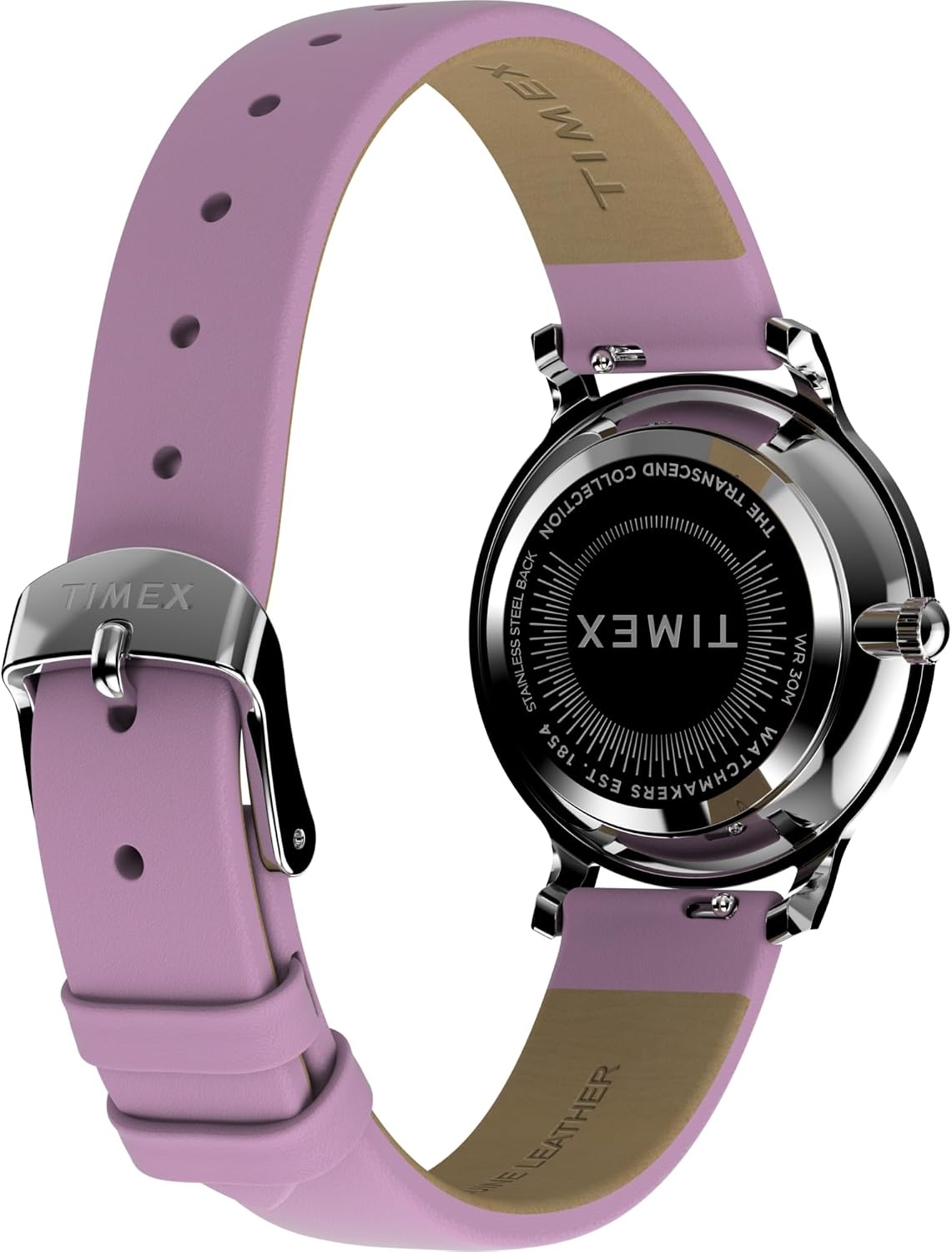 image:imageTimex Womens Transcend 31mm WatchPurpleSilverToneSilverTone