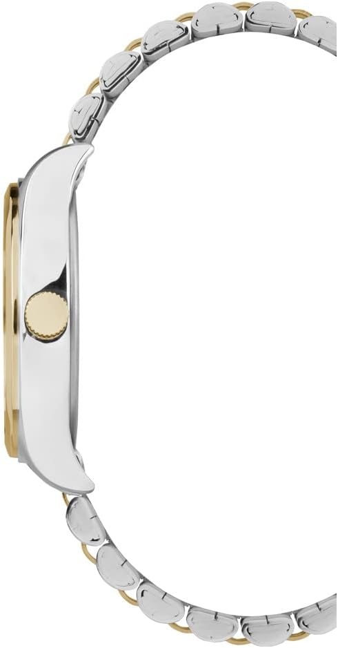image:imageTimex Womens Waterbury Traditional 34mm Watch TwoTone Case White Dial with TwoTone Stainless Steel Bracelet