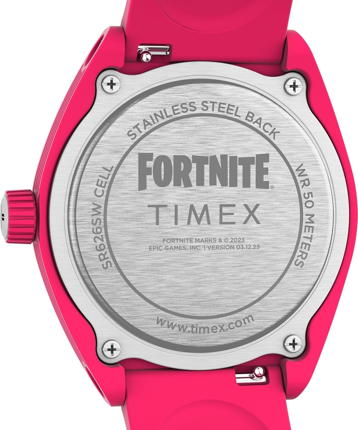 image:imageTimex x Fortnite Mens WatchPinkPinkPink