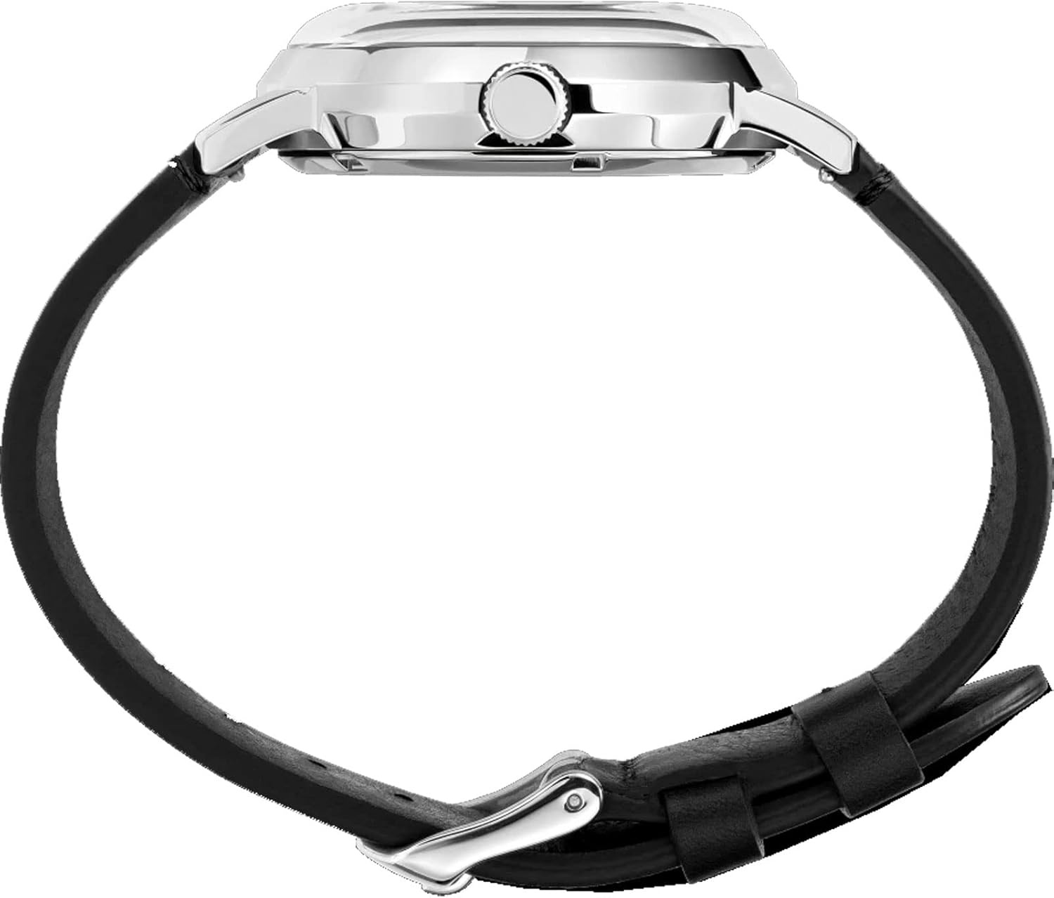 image:imageTimex x Peanuts Mens Marlin Automatic 40mm Watch Snoopy Take Care of The Earth with Black Genuine Leather Strap