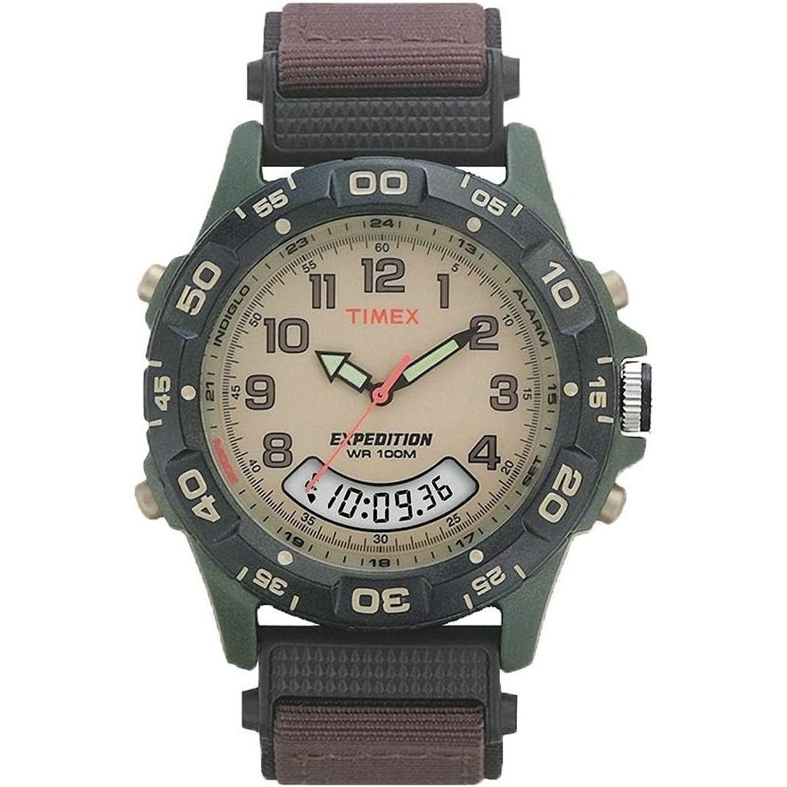 image:imageTimex Expedition Camper Mens 39 mm WatchBrownGreenTan
