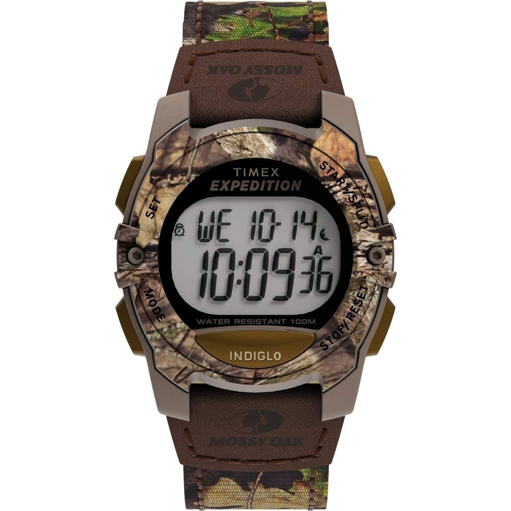 image:imageTimex Expedition Digital Chrono Alarm Timer 33mm WatchMossy Oak BreakUp Country Camo