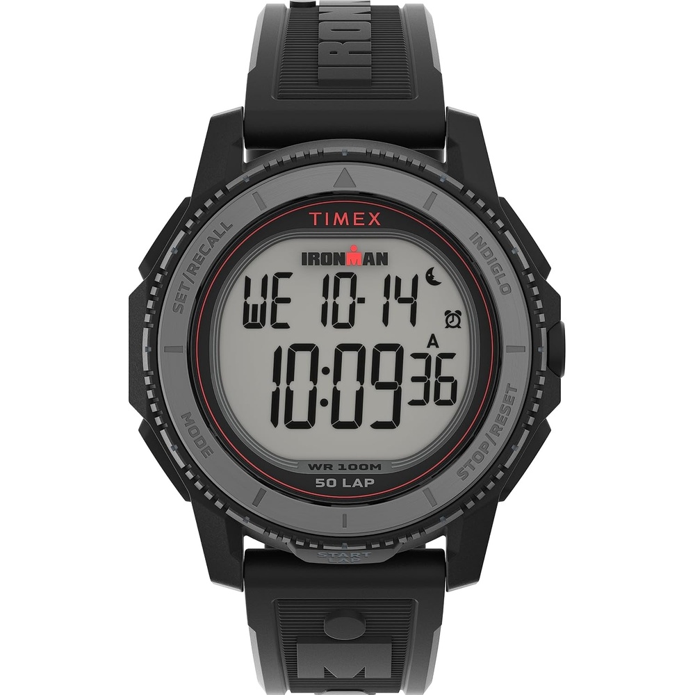 image:imageTimex Mens Adrenaline 46mm WatchBlackDigitalBlack