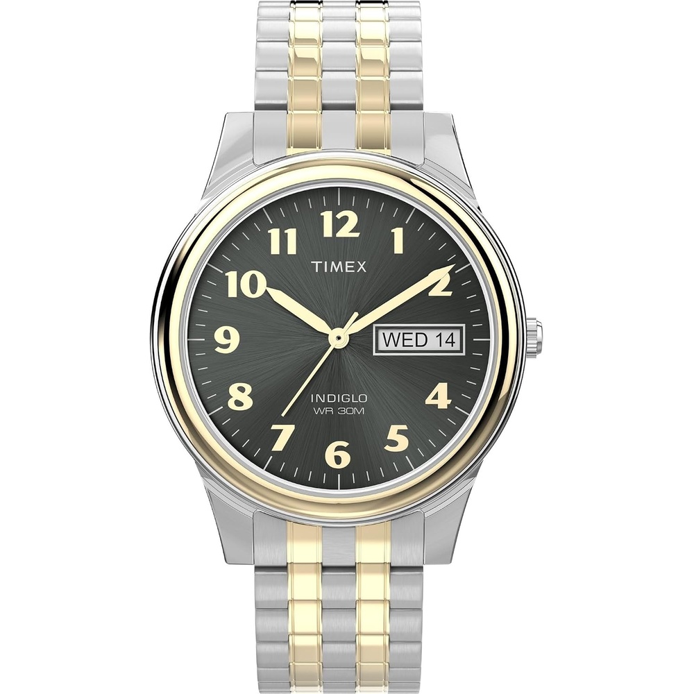 image:imageTimex Mens Charles Street WatchTwo ToneBlack