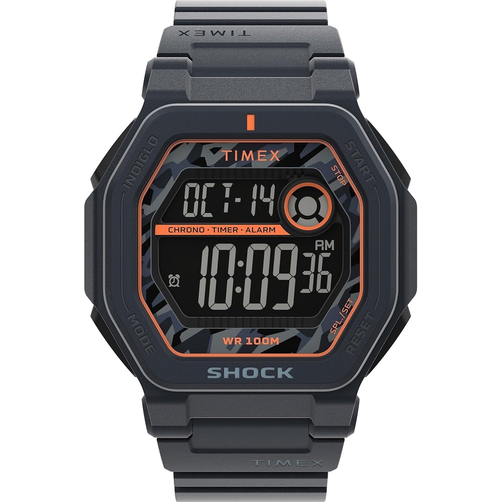 image:imageTimex Mens Command Encounter 45mm WatchDark BlueDigital Neg DisplayBlue