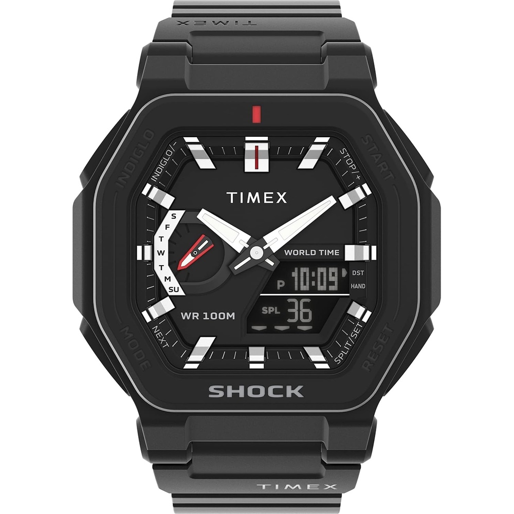 image:imageTimex Mens Command Encounter 54mm WatchBlackBlackBlack
