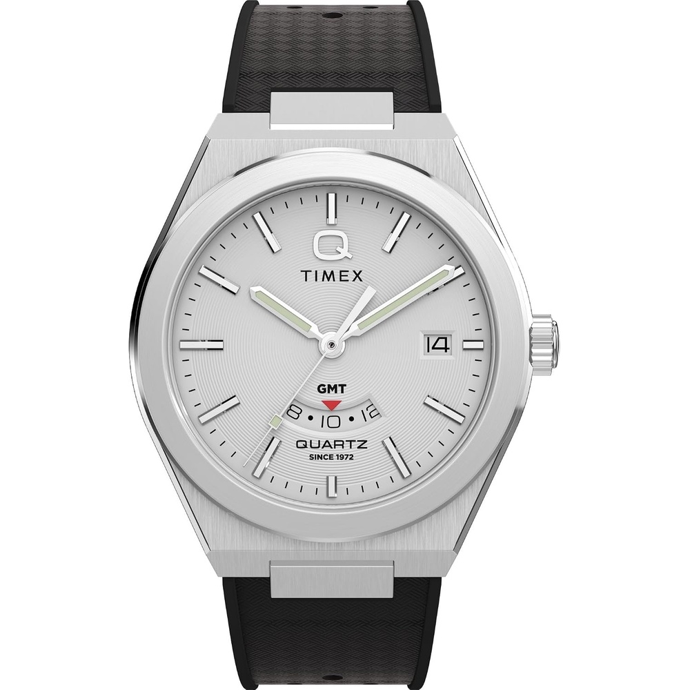 image:imageTimex Mens Continental 39mm WatchBlackSilverTone