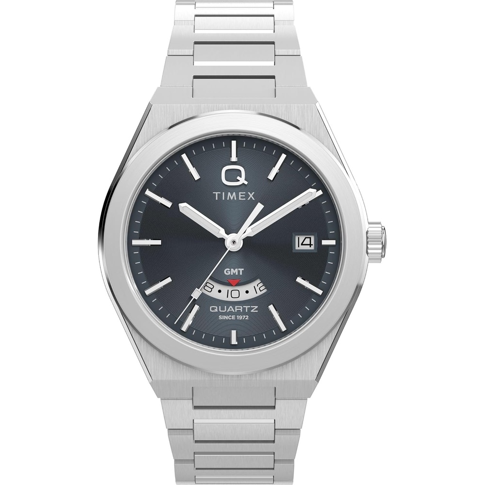 image:imageTimex Mens Continental 39mm WatchSilverToneBlack