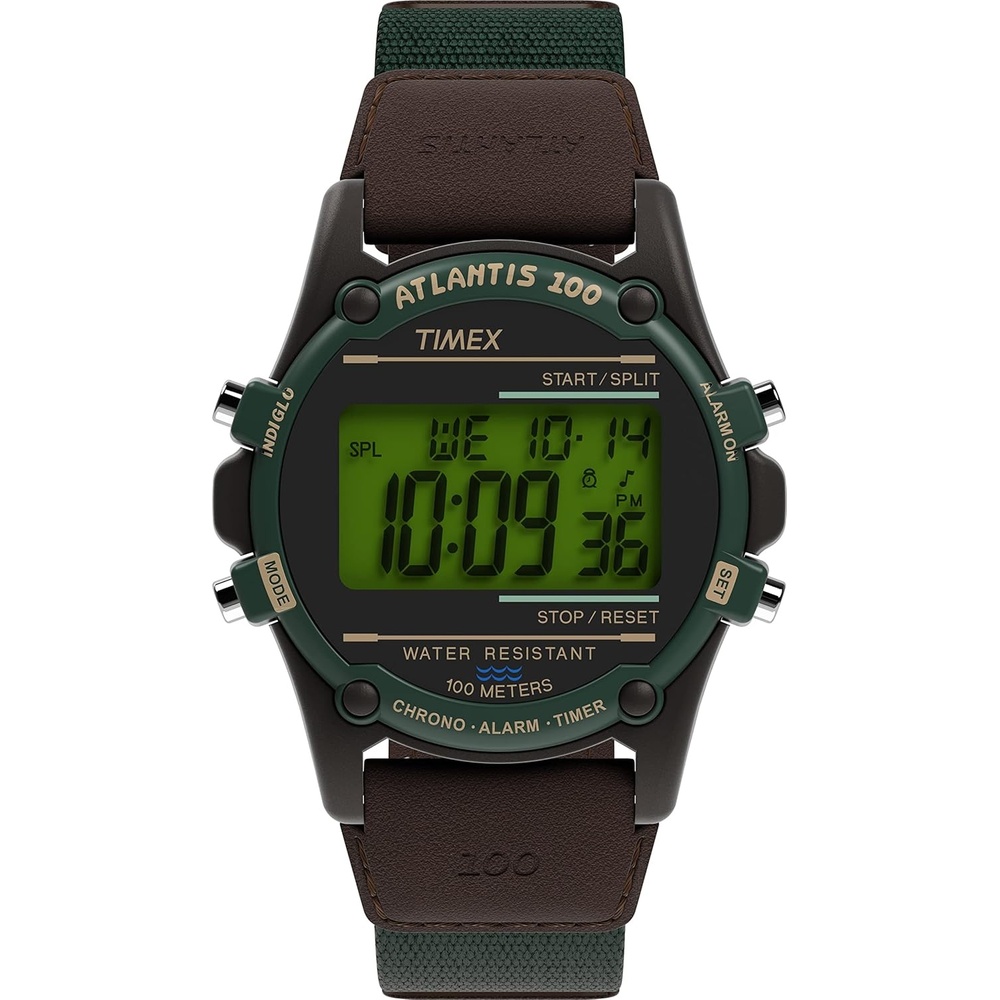image:imageTimex Mens Expedition Atlantis 40mm WatchTealBrown