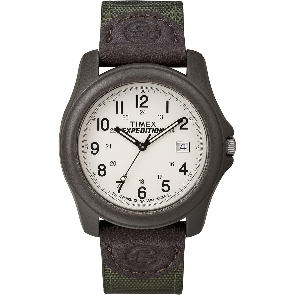 image:imageTimex Mens Expedition Camper 38mm WatchGreenNaturalBrown