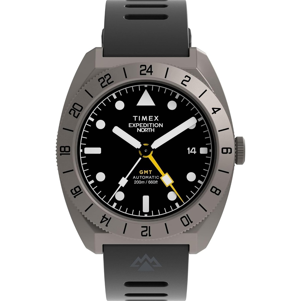 image:imageTimex Mens Expedition Expedition Pioneer 41mm Watch Black Strap Black Dial Titanium Case