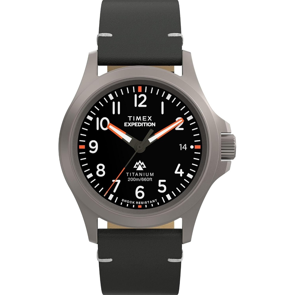 image:imageTimex Mens Expedition Field Post 38mm WatchBlackTitaniumBlack