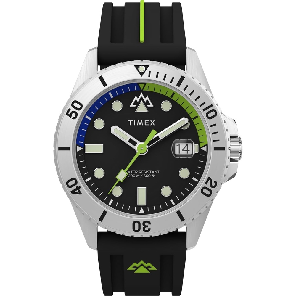 image:imageTimex Mens Expedition North Anchorage 43mm Watch Black Strap Black Dial Stainless Steel CaseBlackBlackStainless Steel