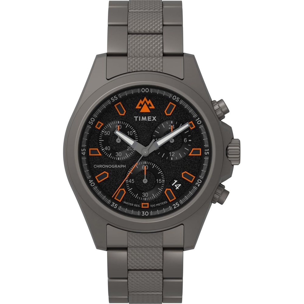 image:imageTimex Mens Expedition North Field 43mm Watch Titanium Bracelet Black Dial Titanium Case