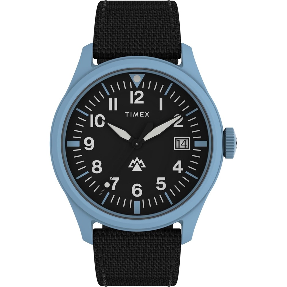 image:imageTimex Mens Expedition North Traprock 43mm WatchBlackBlackBlue