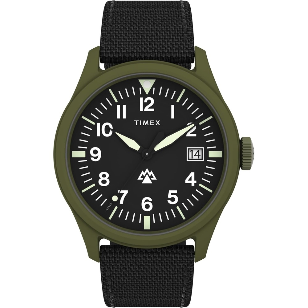 image:imageTimex Mens Expedition North Traprock 43mm WatchBlackBlackGreen