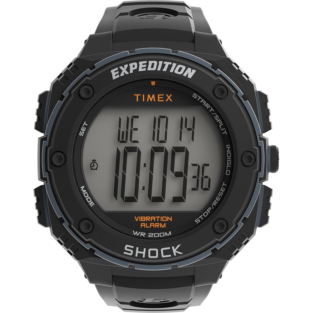 image:imageTimex Mens Expedition Shock XL Vibrating Alarm 50mm WatchBlackPositive