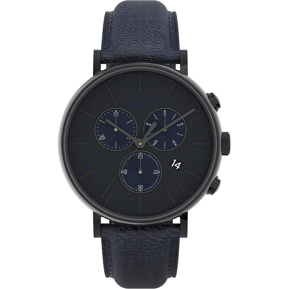 image:imageTimex Mens Fairfield 41mm WatchBlueBlueBlack