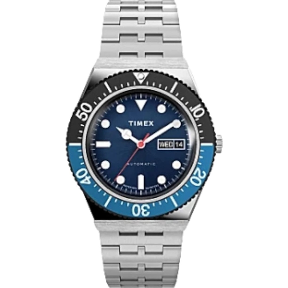 image:imageTimex Mens M79 Automatic 40mm WatchStainless SteelBlueStainless Steel