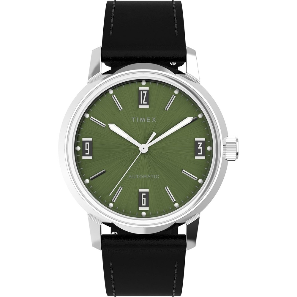 image:imageTimex Mens Marlin 40mm WatchBlackStainless SteelGreen