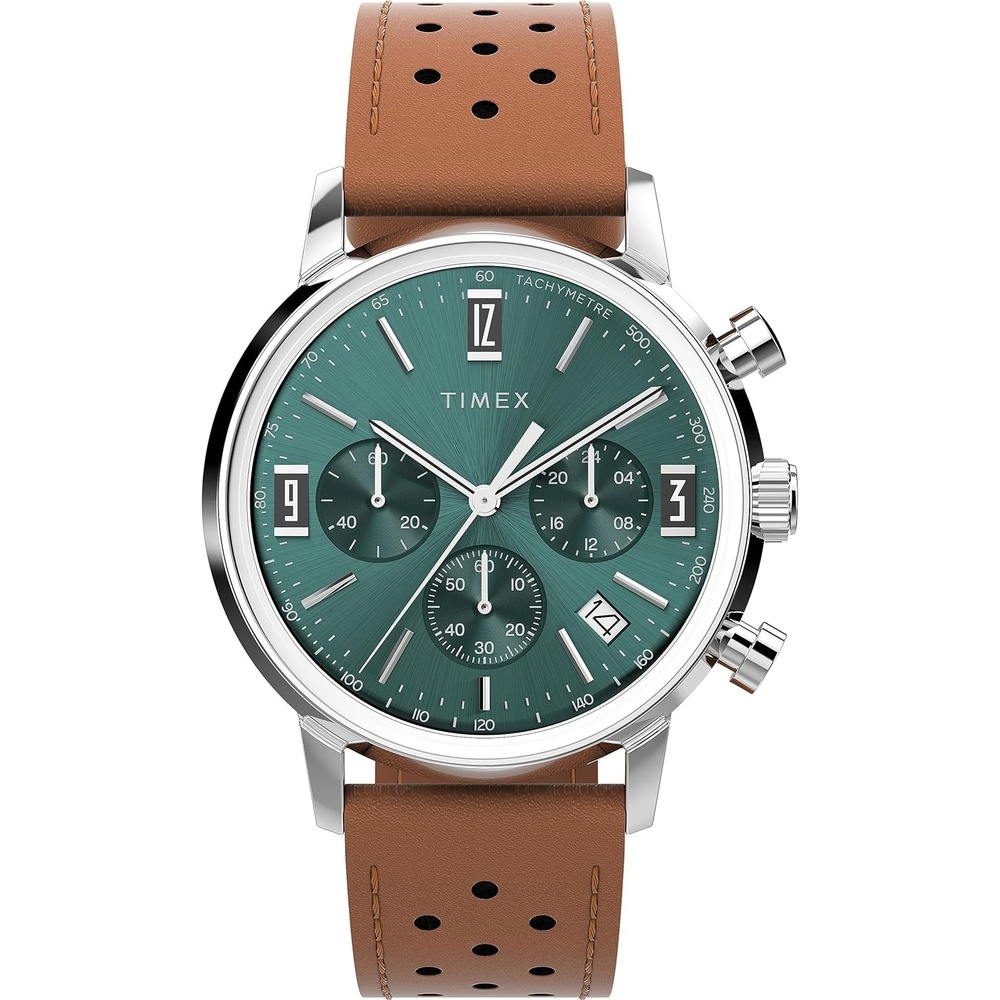 image:imageTimex Mens Marlin 40mm WatchBrownBlueStainless Steel