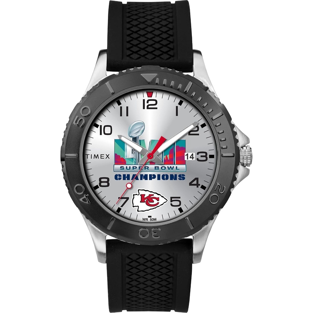 image:imageTimex Mens NFL Watch 2023 Super Bowl Champions Kansas City ChiefsGamer